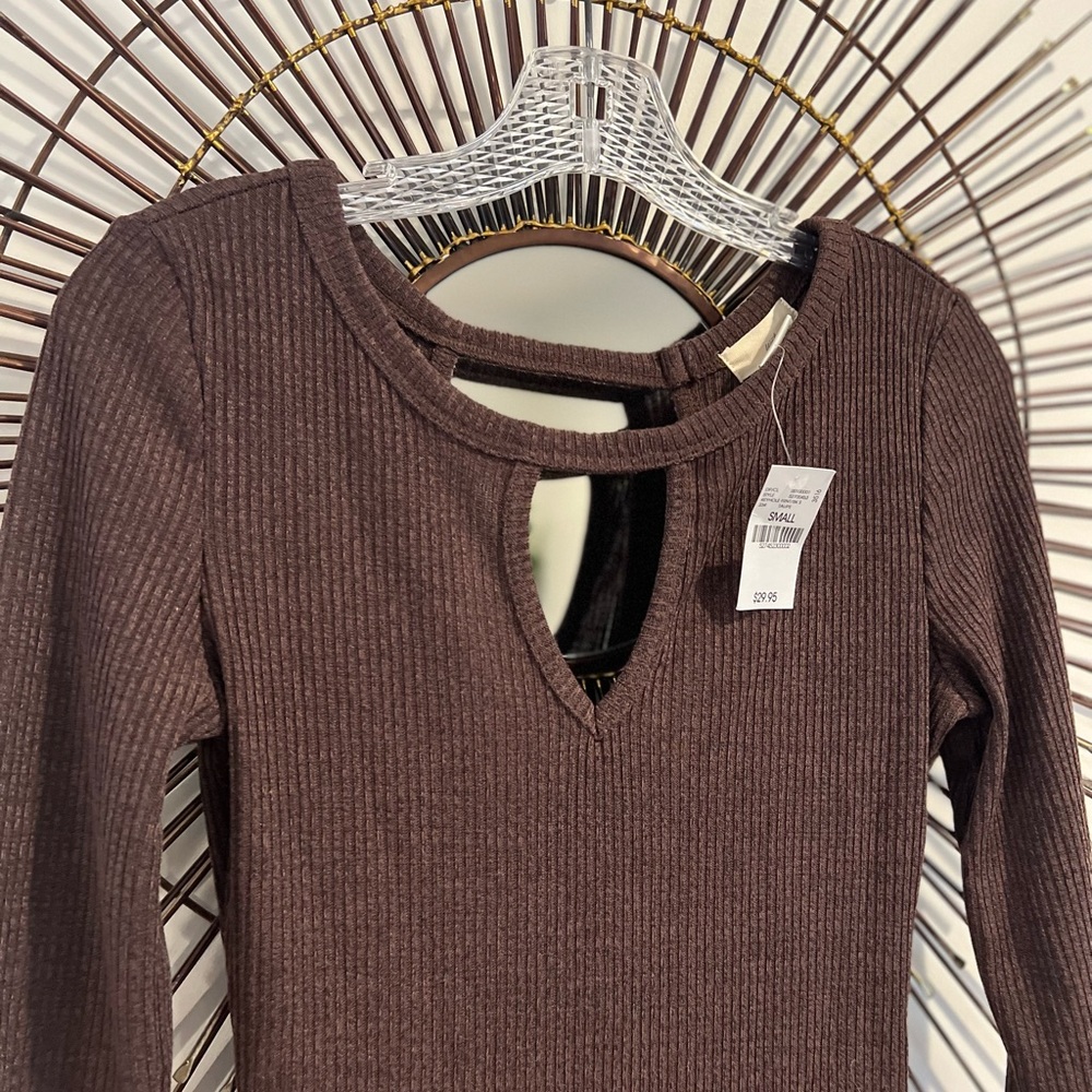 NWT Ribbed Sweater Dress - Picture 2 of 6